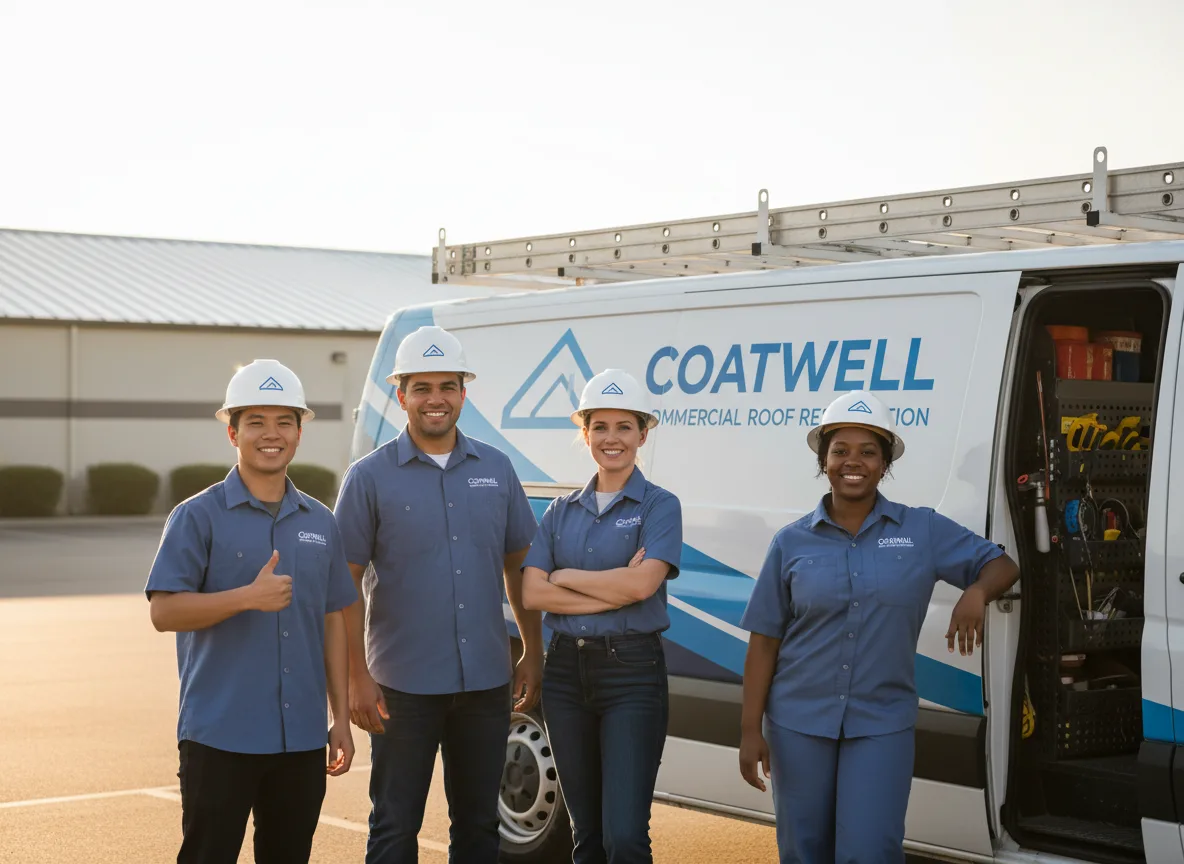 Commercial roof coating company in Neal, KS